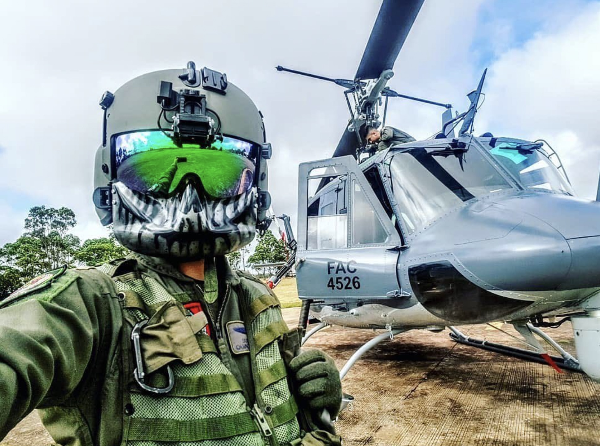 Successfully freaking out the enemy.